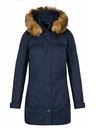 Kilpi Tmavomodrý dámsky zimný kabát Kilpi PERU-W