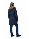 Kilpi Tmavomodrý dámsky zimný kabát Kilpi PERU-W