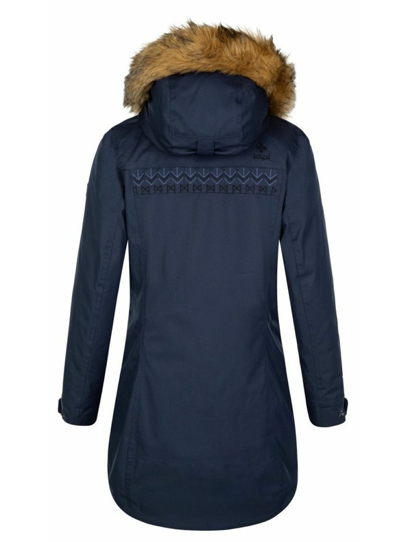 Kilpi Tmavomodrý dámsky zimný kabát Kilpi PERU-W