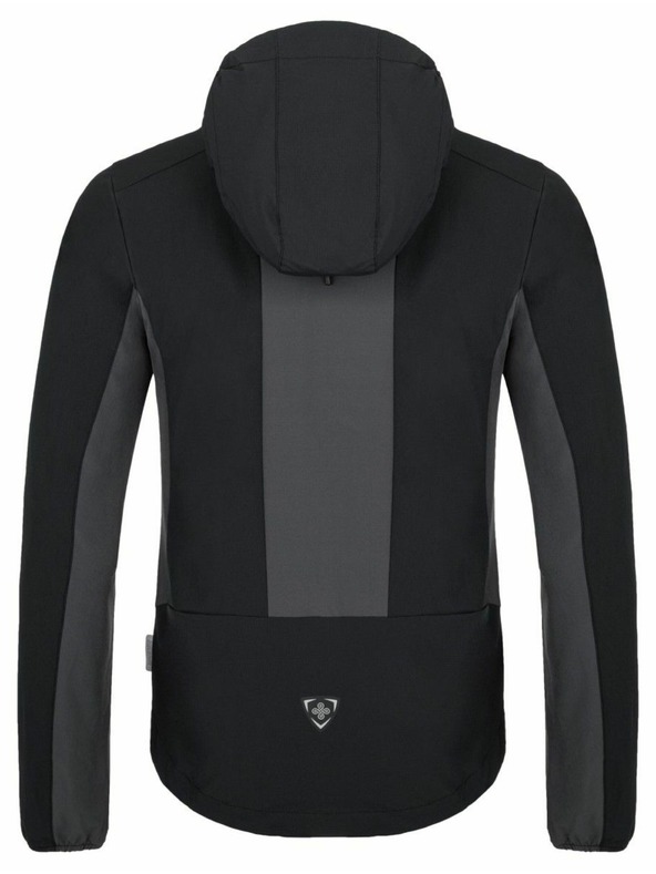 Kilpi Tmavosivá pánska softshellová bežecká bunda Kilpi Balans-M