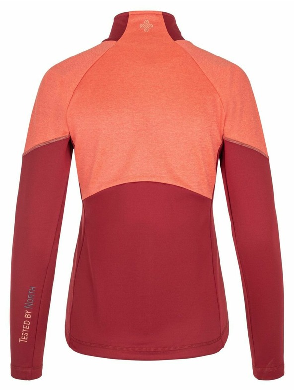 Kilpi Oranžovo-vínová dámska funkčná mikina Kilpi TOMMS-W