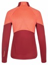 Kilpi Oranžovo-vínová dámska funkčná mikina Kilpi TOMMS-W