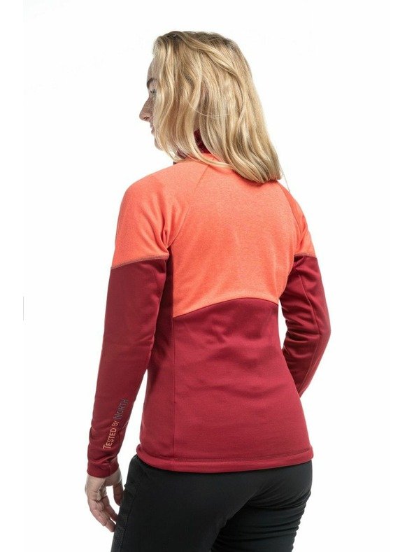 Kilpi Oranžovo-vínová dámska funkčná mikina Kilpi TOMMS-W