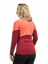 Kilpi Oranžovo-vínová dámska funkčná mikina Kilpi TOMMS-W