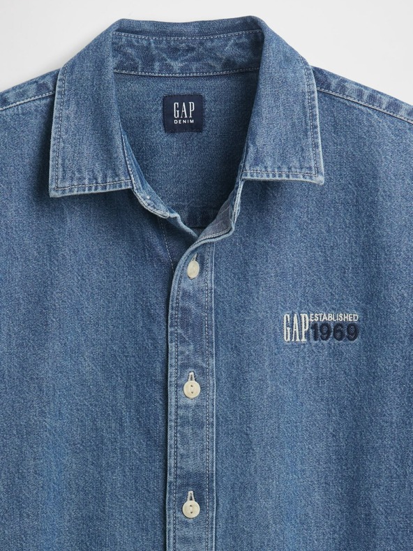 GAP Detská džínsová košeľa GAP