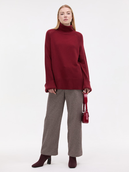 Orsay Vínový dámsky rolák ORSAY