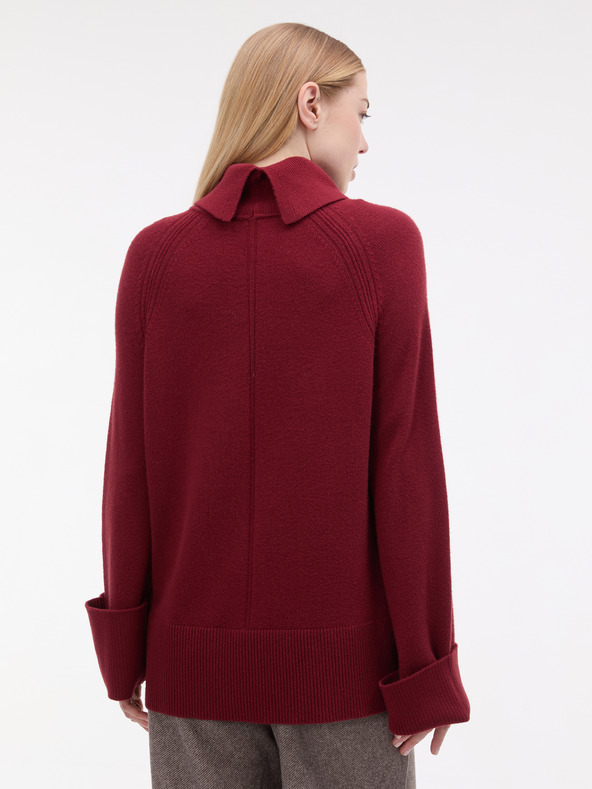 Orsay Vínový dámsky rolák ORSAY