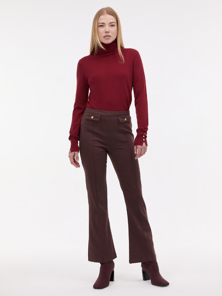 Orsay Vínový dámsky rolák ORSAY