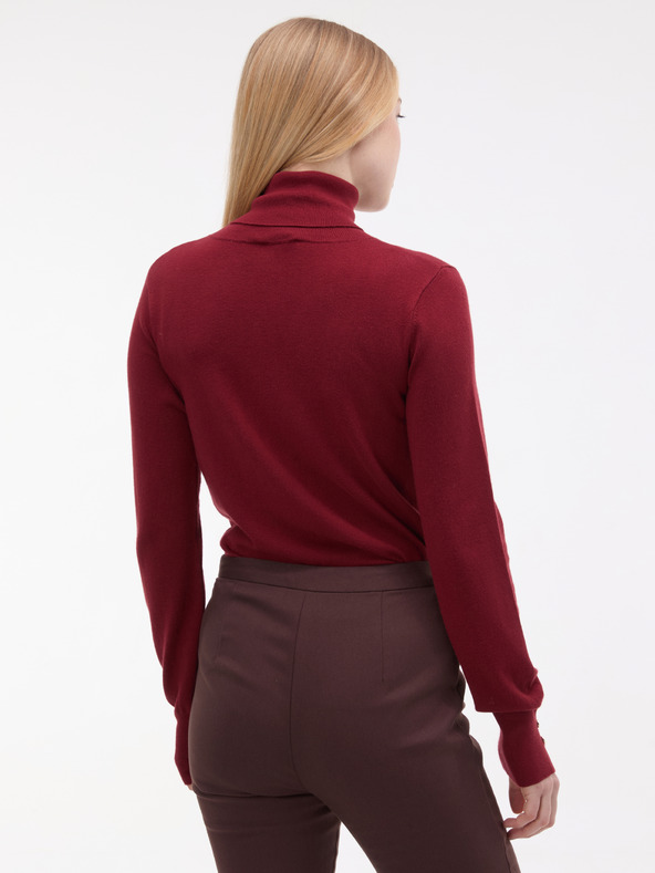 Orsay Vínový dámsky rolák ORSAY