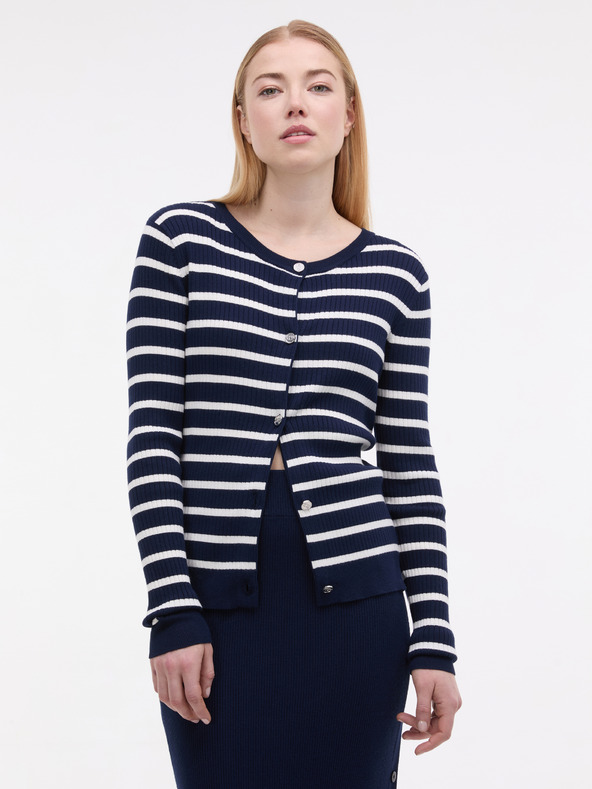 Orsay Tmavomodrý dámsky kardigán ORSAY