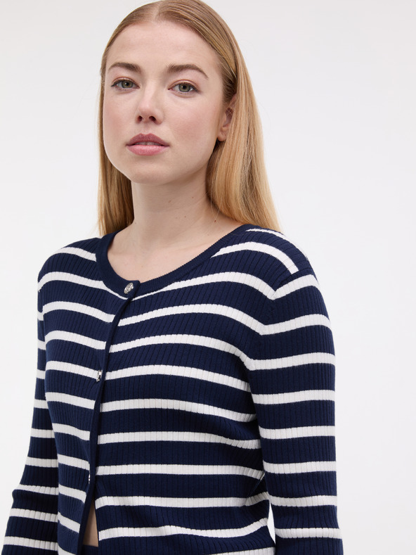 Orsay Tmavomodrý dámsky kardigán ORSAY