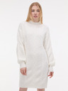 Orsay Krémové dámske svetrové šaty ORSAY