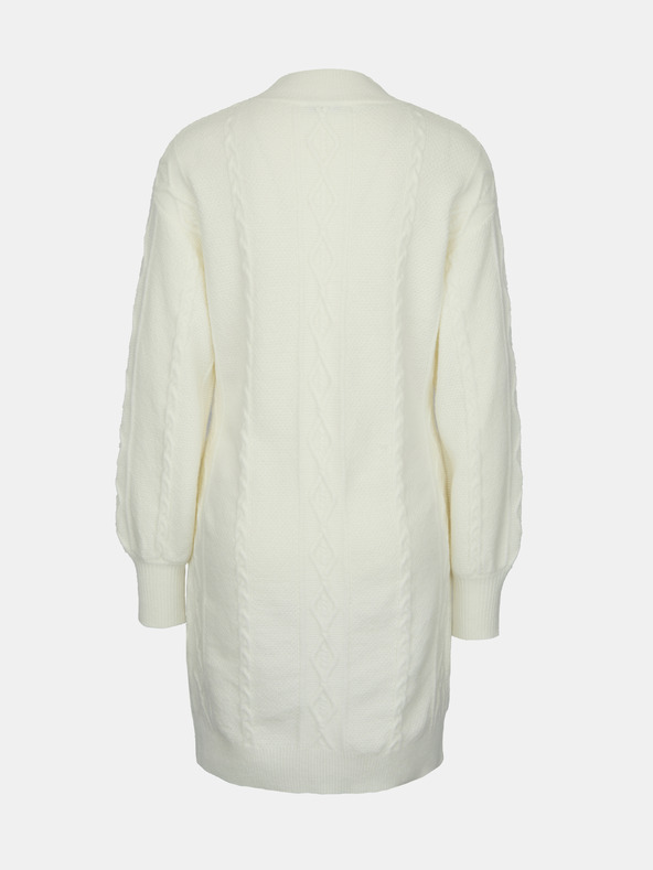 Orsay Krémové dámske svetrové šaty ORSAY