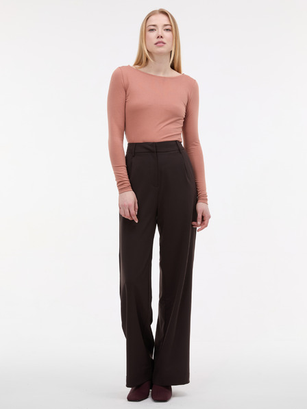 Orsay Svetlo hnedé dámske tričko s dlhým rukávom ORSAY