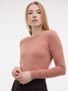 Orsay Svetlo hnedé dámske tričko s dlhým rukávom ORSAY