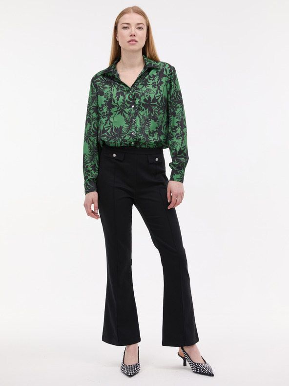 Orsay Zelená dámska vzorovaná blúzka ORSAY