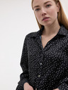 Orsay Čierna dámska vzorovaná blúzka ORSAY