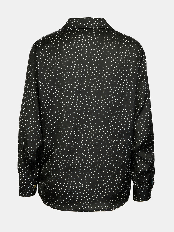 Orsay Čierna dámska vzorovaná blúzka ORSAY