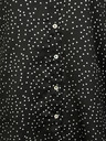 Orsay Čierna dámska vzorovaná blúzka ORSAY
