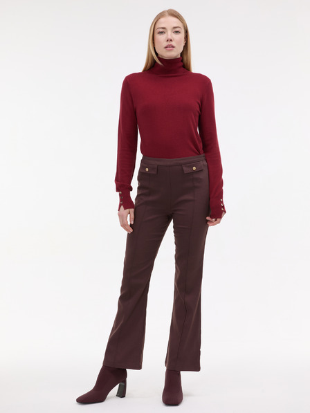 Orsay Hnedé dámske bootcut nohavice ORSAY