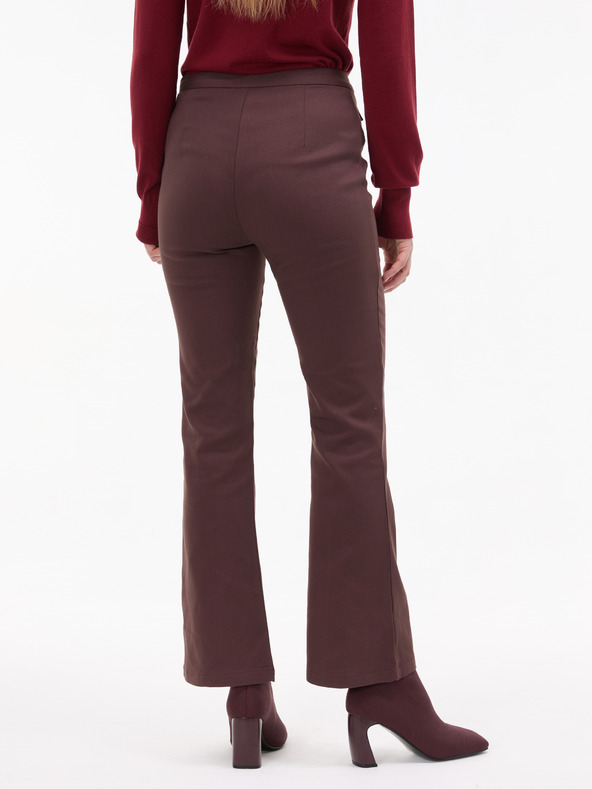 Orsay Hnedé dámske bootcut nohavice ORSAY