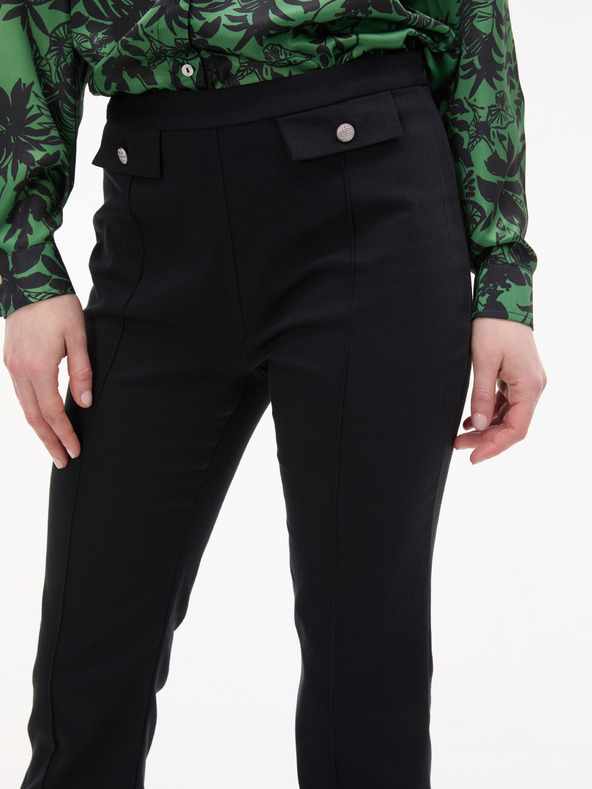 Orsay Čierne dámske bootcut nohavice ORSAY