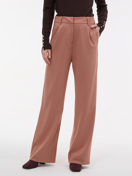 Orsay Svetlohnedé dámske široké nohavice ORSAY