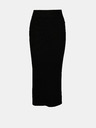Orsay Čierna dámska úpletová sukňa ORSAY