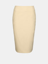 Orsay Krémová dámska puzdrová sukňa s prúžkom ORSAY