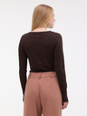 Orsay Tmavohnedý dámsky sveter ORSAY