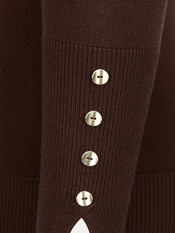 Orsay Tmavohnedý dámsky sveter ORSAY