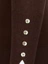 Orsay Tmavohnedý dámsky sveter ORSAY