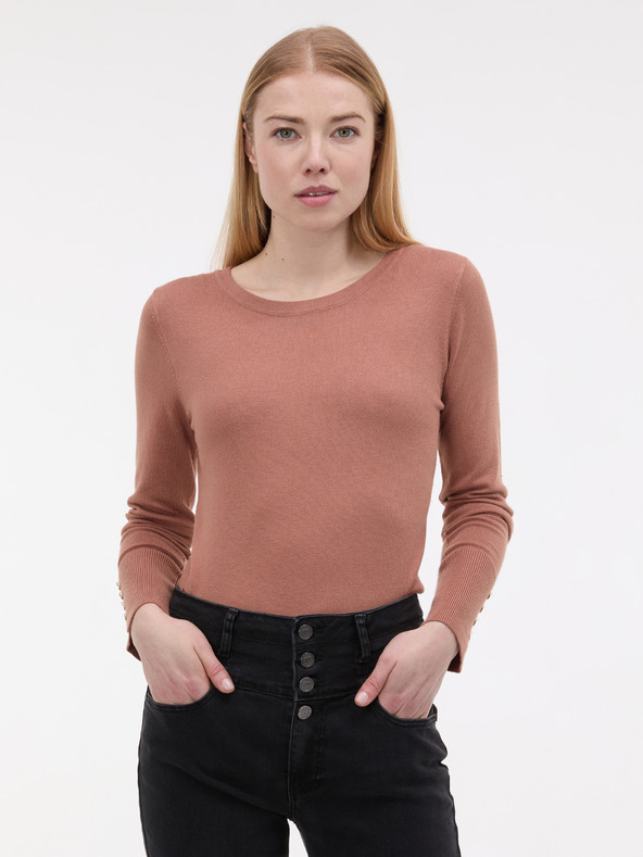 Orsay Svetlohnedý dámsky sveter ORSAY