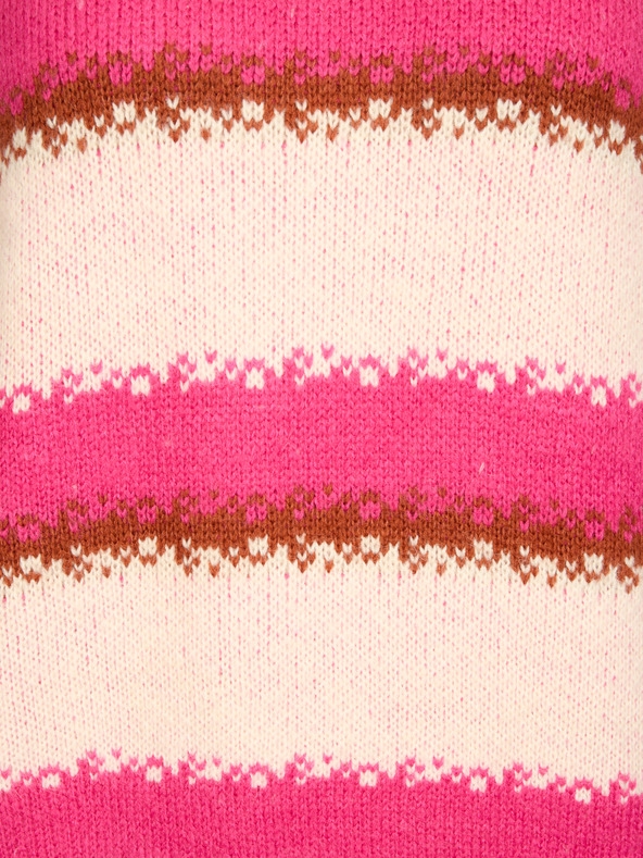 Orsay Ružový dámsky pruhovaný sveter ORSAY