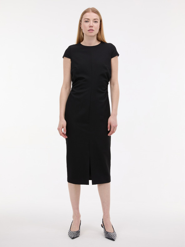 Orsay Čierne dámske plášťové šaty ORSAY