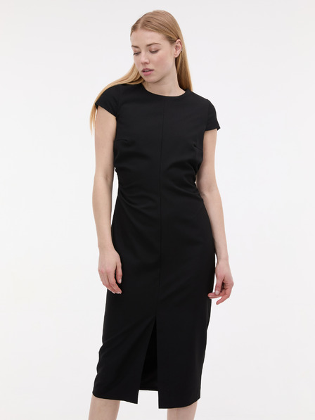 Orsay Čierne dámske plášťové šaty ORSAY