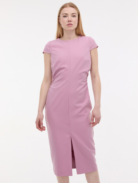 Orsay Svetloružové dámske šaty s rukávmi ORSAY