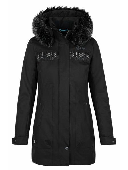 Kilpi Čierny dámsky zimný kabát Kilpi PERU-W