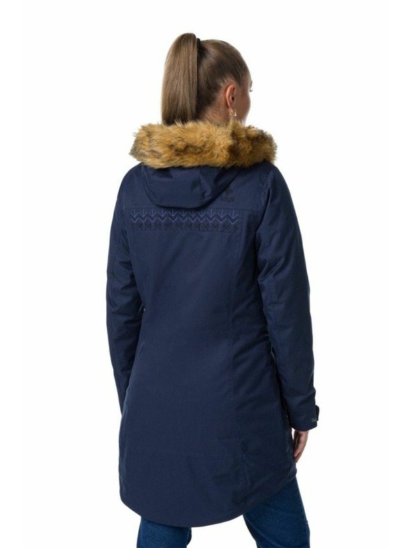 Kilpi Čierny dámsky zimný kabát Kilpi PERU-W