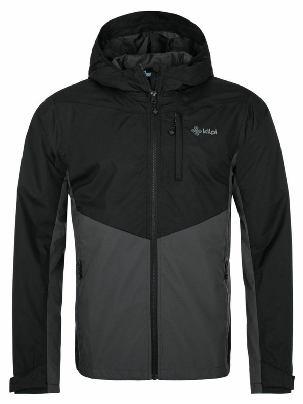 Kilpi Šedo-čierna pánska outdoorová bunda Kilpi Sonna-M