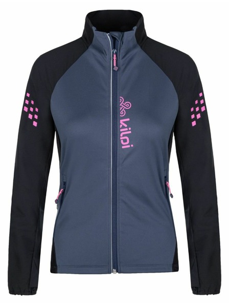 Kilpi Čiernošedá dámska športová bunda Kilpi Nordim