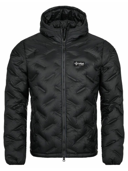 Kilpi Čierna pánska páperová bunda Kilpi Albert-M