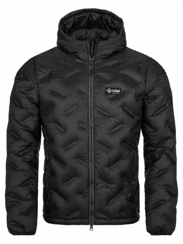 Kilpi Čierna pánska páperová bunda Kilpi Albert-M