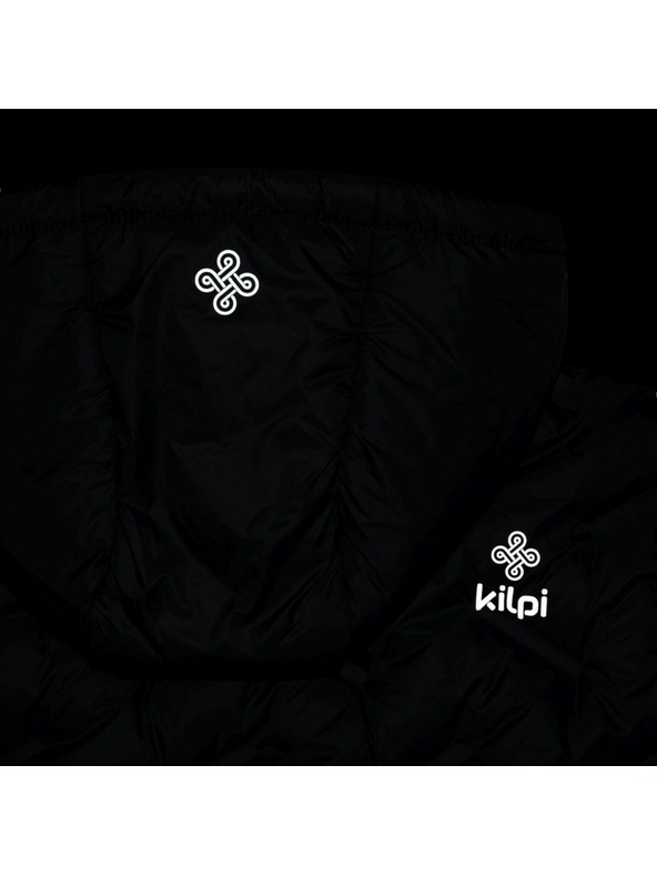 Kilpi Čierna pánska páperová bunda Kilpi Albert-M