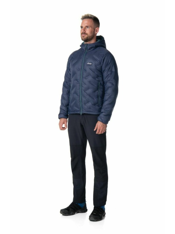 Kilpi Čierna pánska páperová bunda Kilpi Albert-M