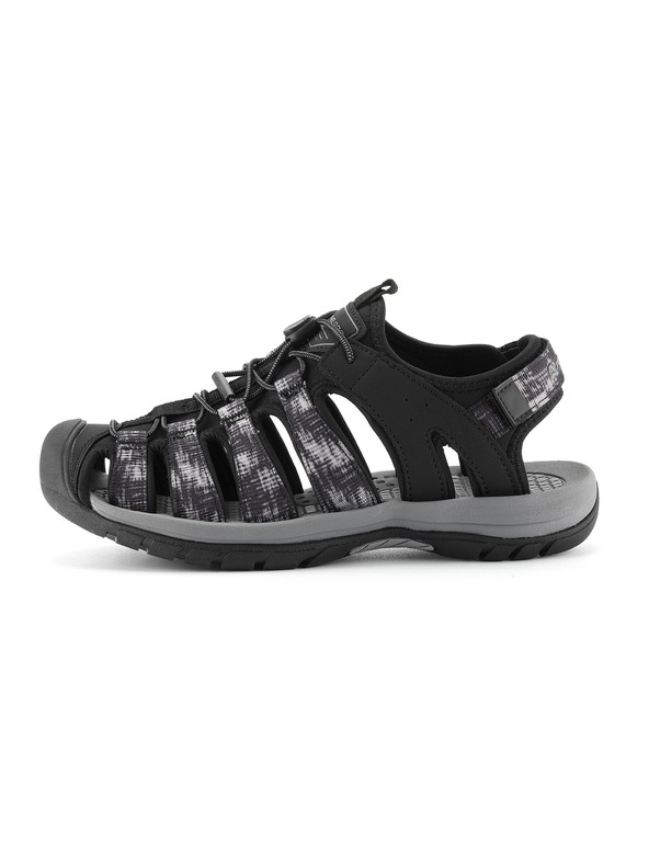 ALPINE PRO Pánske outdoorové sandále ALPINE PRO KOREM black