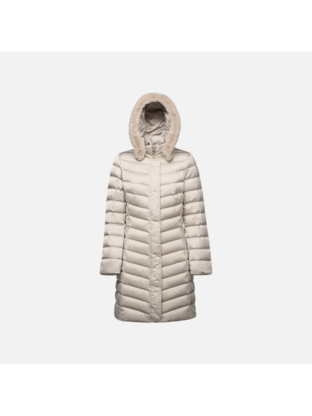 Geox Béžová dámska prešívaná bunda Geox Bettanie