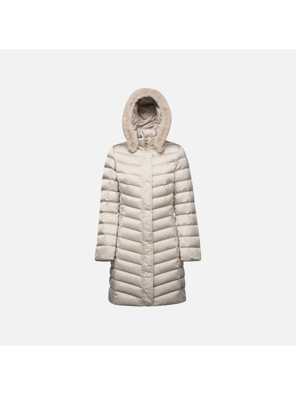 Geox Béžová dámska prešívaná bunda Geox Bettanie