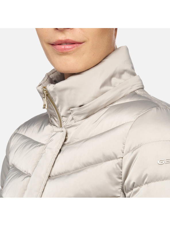 Geox Béžová dámska prešívaná bunda Geox Bettanie
