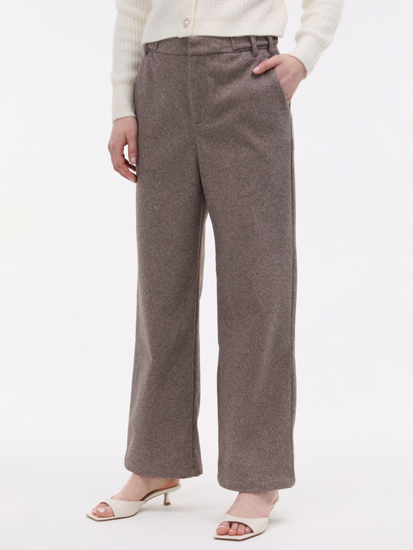 Orsay Svetlohnedé dámske široké nohavice ORSAY